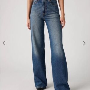 Levi’s Premium Ribcage Wide Leg Jeans